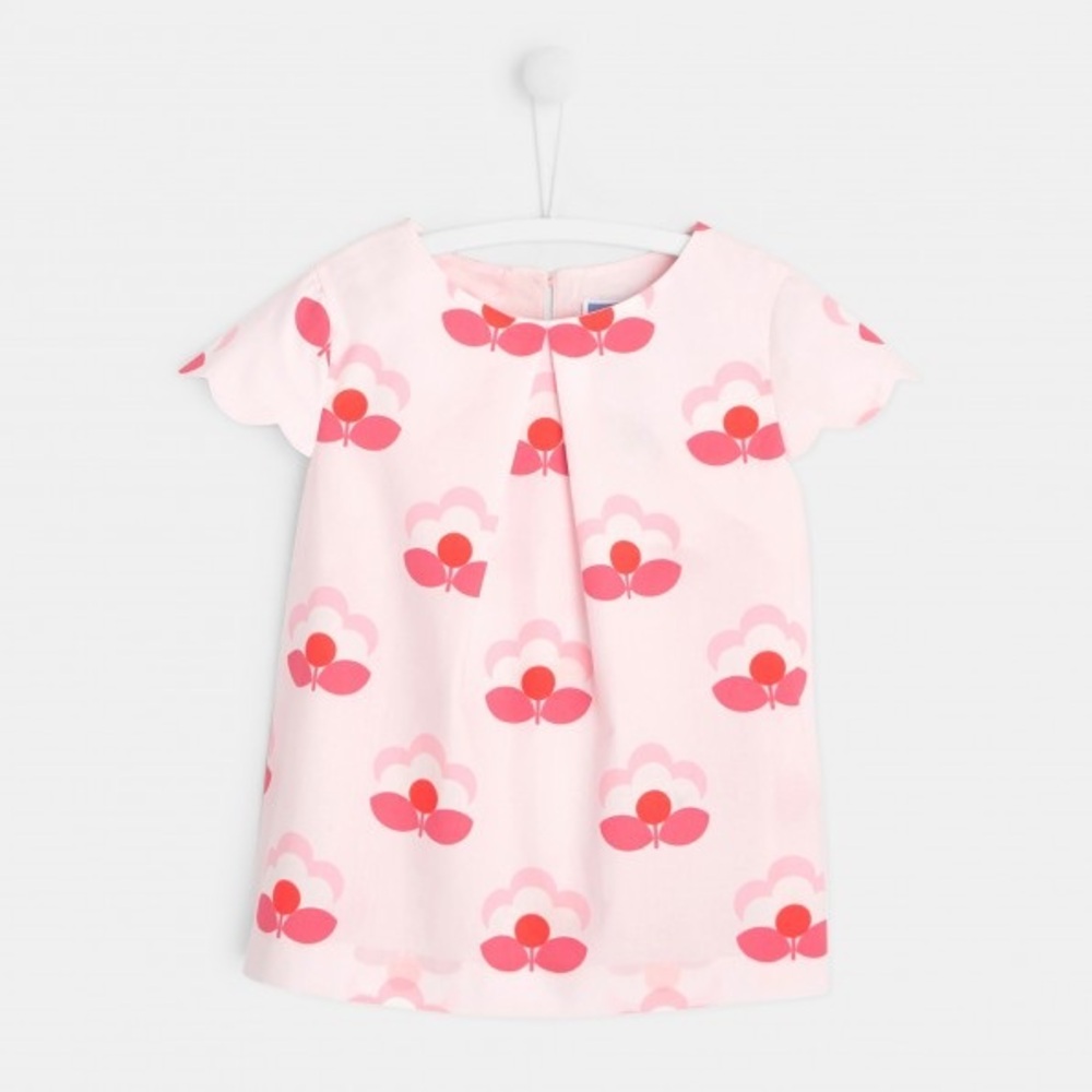 Jacadi Girls Lotus Flower Blouse